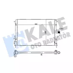 KALE Motor Su Radyatörü 346210