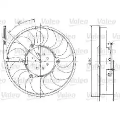 VALEO Radyatör Fan Motoru 696018