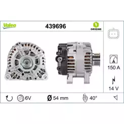 VALEO Alternatör 12 V 150A 439696