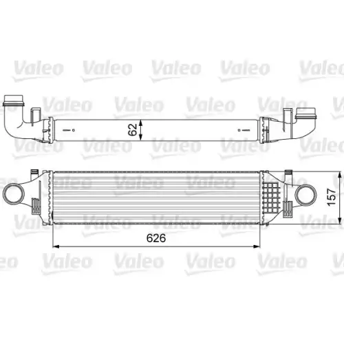 VALEO Turbo İntercool Radyatörü 818624