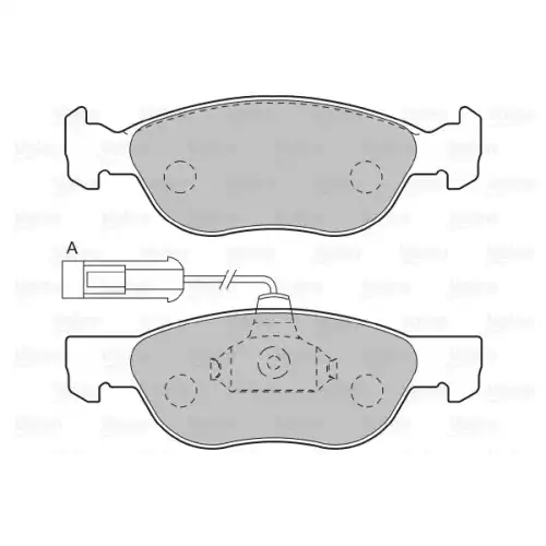 VALEO Ön Fren Balatası Tk 598041
