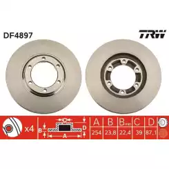 TRW Ön Fren Diski Havalı 255.6mm DF4897