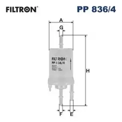 FILTRON Benzin Filtre PP836/4