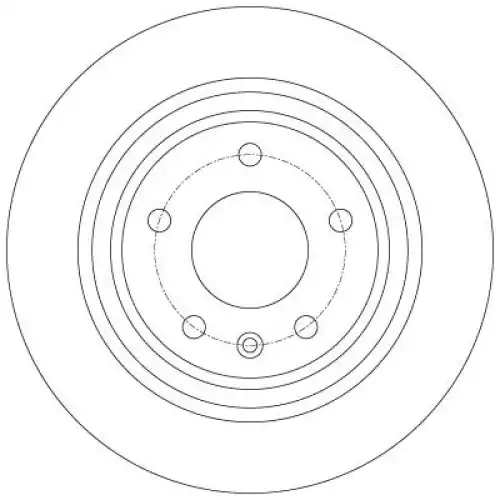 TRW Arka Fren Diski Düz DF6363