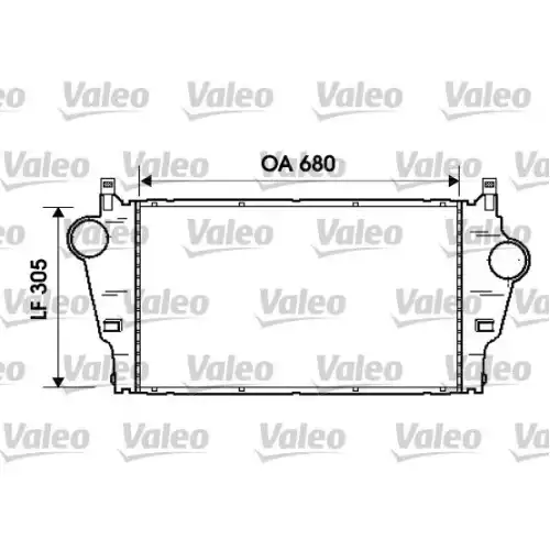 VALEO Turbo İntercool radyatörü 817926