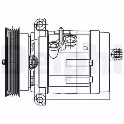 DELPHI Klima Kompresörü TSP0155984