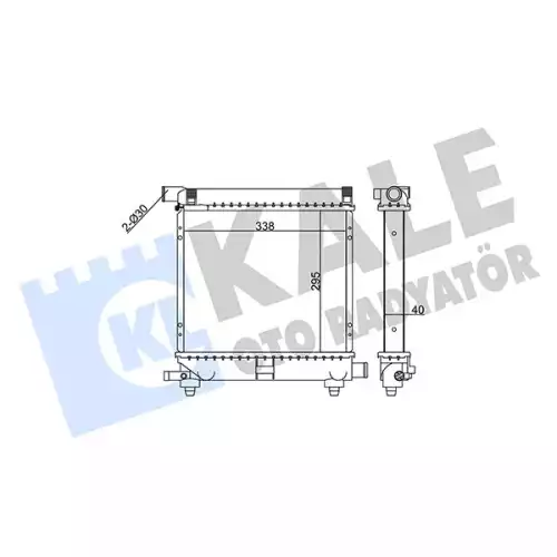 KALE Motor Su Radyatörü 361300