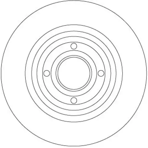 TRW Arka Fren Diski Rulmanlı DF4414BS