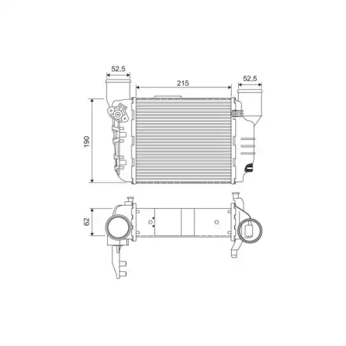 VALEO Turbo İntercooler Radyatörü 817867