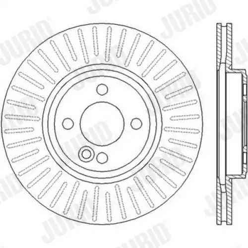 JURID Ön Fren Diski Adet 562444J