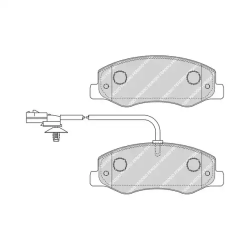 FERODO Arka Fren Balatası Tk FVR4349