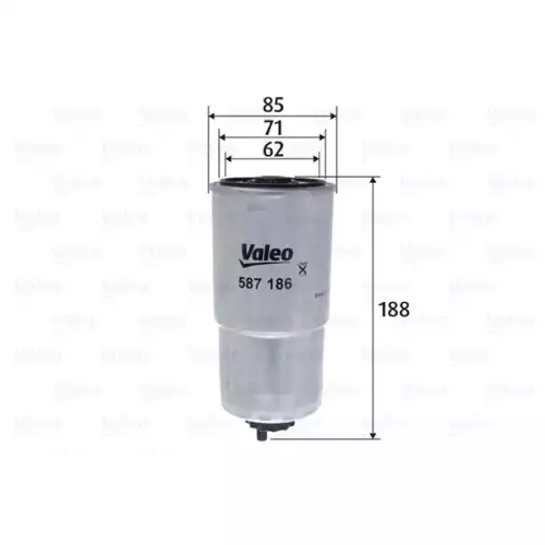 VALEO Yakıt Filtre Benzin 587186