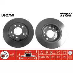 TRW Ön Fren Diski Havalı 288.5.mm DF2758