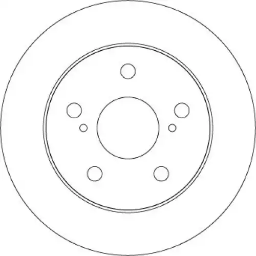 TRW Arka Fren Diski Düz DF4811