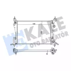 KALE Motor Su Radyatörü 352100