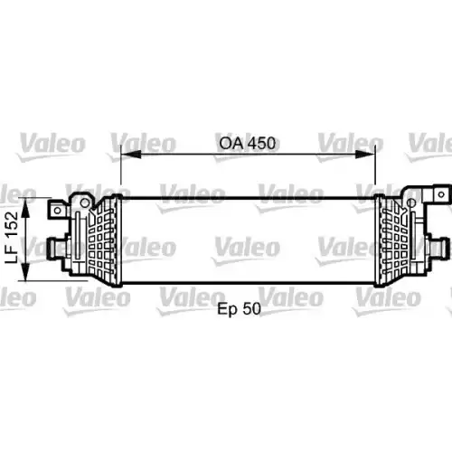 VALEO Turbo İntercool radyatörü 818797