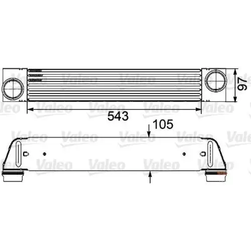 VALEO Turbo İntercool radyatörü 818273