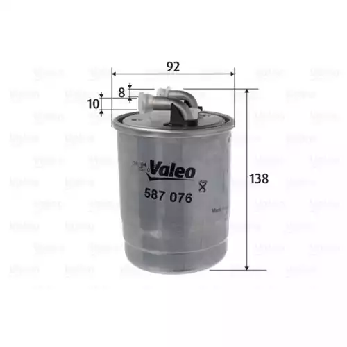 VALEO Yakıt Filtre Mazot 587076