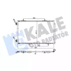 KALE Klima Radyatörü Kondanser 342655