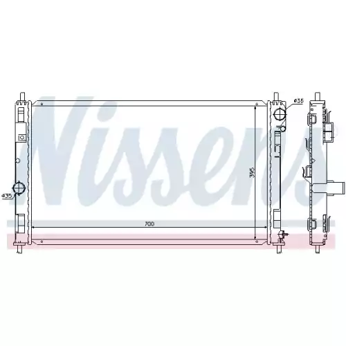 NISSENS Motor Su Radyatörü NISSENS 61019