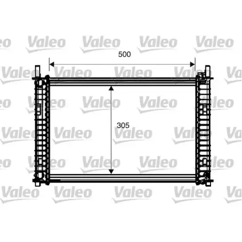 VALEO Motor Su Radyatörü 734274