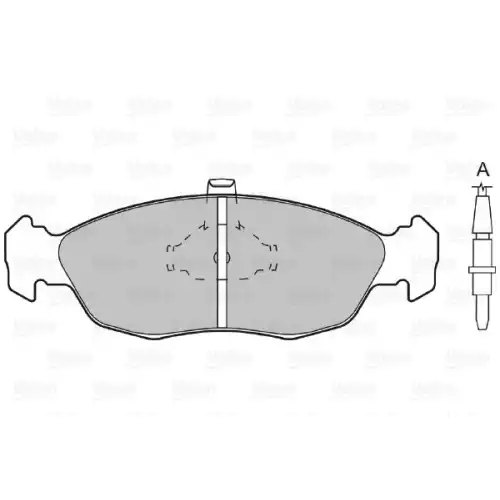 VALEO Ön Fren Balatası 598038