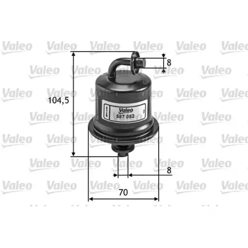 VALEO Yakıt Filtre Benzin 587052