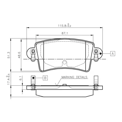 BOSCH Arka Fren Balatası Tk 0986TB2401