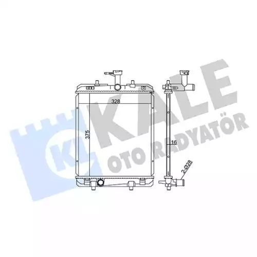 KALE Motor Su Radyatörü 364400