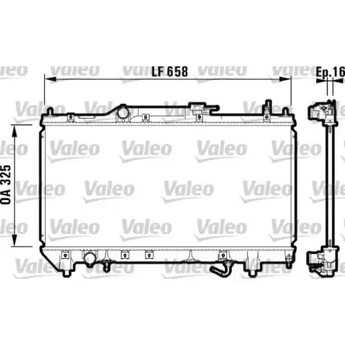 VALEO Motor Su Radyatörü 732753