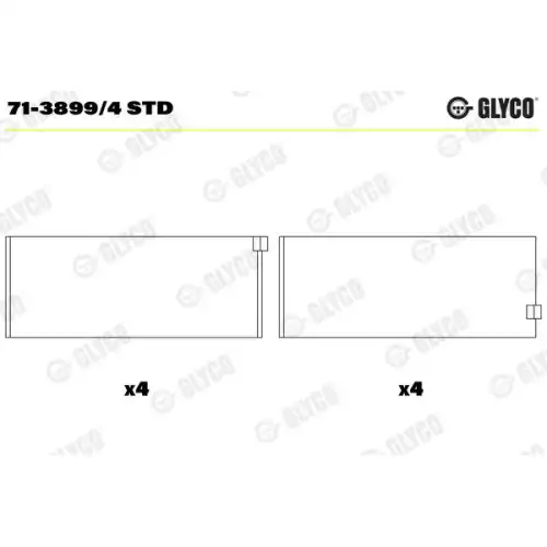 GLYCO KOL YATAK STD 71-3899/4 STD