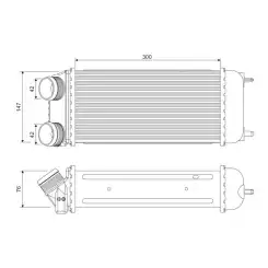 VALEO Turbo İntercool radyatörü 818822