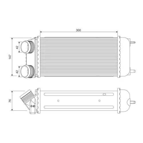 VALEO Turbo İntercool radyatörü 818822