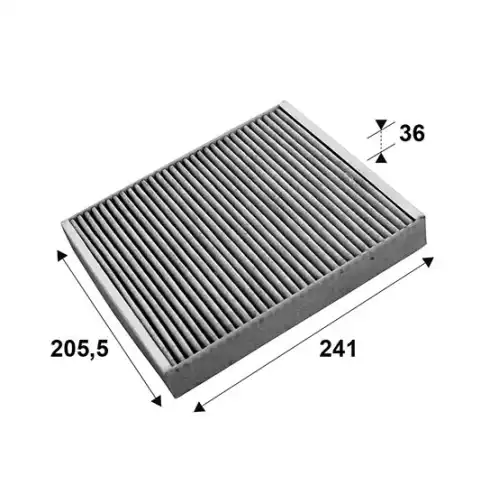 VALEO Polen Filtresi Karbonlu 715659