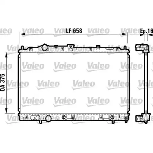 VALEO Motor Su Radyatörü 732613