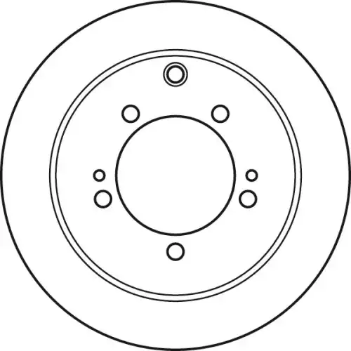 TRW Arka Fren Diski Düz 262.5.mm DF4913