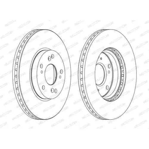 FERODO Ön Fren Diski Havalı (280 5) DDF1557C