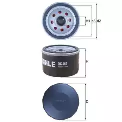 MAHLE Yağ Filtre OC467