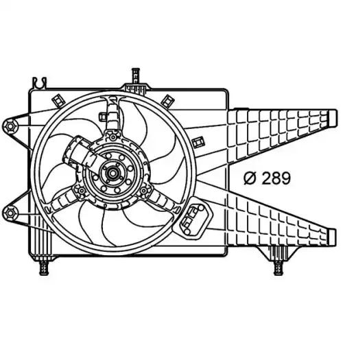 MAHLE Fan Motoru Komple CFF156000P