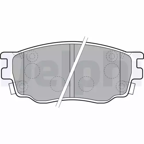 DELPHI Ön Fren Balatası Tk LP1916