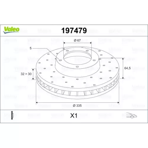 VALEO Ön Fren Diski Takım 197479