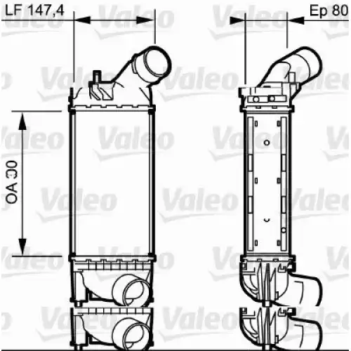 VALEO Turbo Radyatörü İntercooler 818853