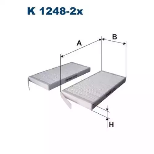 FILTRON Polen Filtre K1248-2x