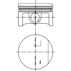 KOLBENSCHMIDT Motor Piston 81.00mm 94951600