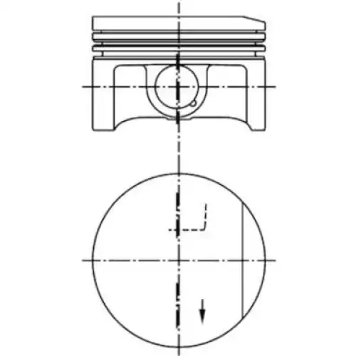 KOLBENSCHMIDT Motor Piston 81.00mm 94951600