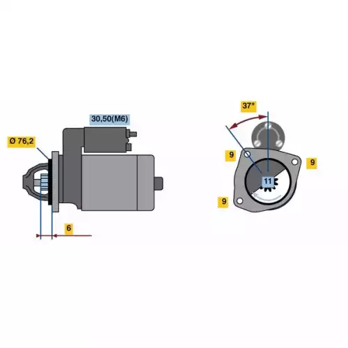 BOSCH Marş Motoru 0001138009