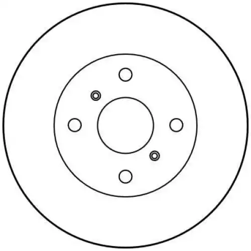 TRW Ön Fren Diski Havalı Takım 238mm DF1423