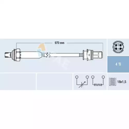 FAE Lamda Oksijen Sensörü FAE 77190