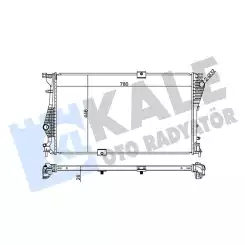 KALE Motor Su Radyatörü 347250