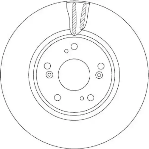 TRW Ön Fren Diski Havalı 300.5mm Takım DF4432S